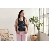 Слінг BabyBjörn One Air 3D Mesh Anthracite/Leopard (7317680980786)