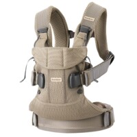 Слінг BabyBjörn One Air 3D Mesh Grey beige (7317680980021) 