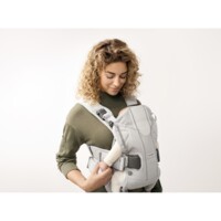 Слінг BabyBjörn One Air 3D Mesh Silver (7317680980045)