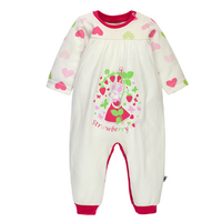 Слип Zironka Земляника для девочки, размер 80, белый (632-131) 