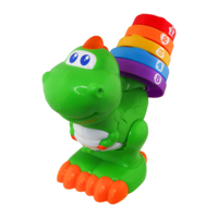 Двомовна розвиваюча іграшка Kiddi Smart Динозаврик Барвограй (4279T-KS) 