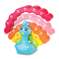 Развивающая игрушка-балансир Kiddi Smart Радужный павлинчик (4508-KS) 