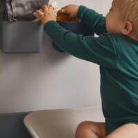 Органайзер Leander, 3 элемента, длинный держатель, серый (5707770601714)