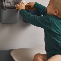 Органайзер Leander, 3 элемента, короткий держатель, серый (5707770601691)