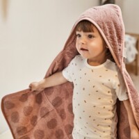 Дитячий рушник для купання Leander Organic Wood Rose (5707770602339)