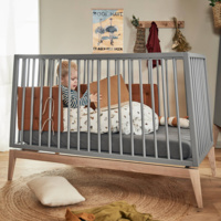 Простынь для кроватки Leander Classic Junior Cool grey, 70 х 140 см, 2 шт. (5707770601219)
