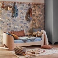 Простынь для кроватки Leander Classic Junior Dusty blue, 70 х 140 см, 2 шт. (5707770601233)