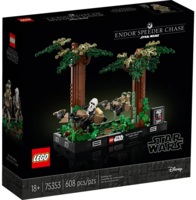 Конструктор LEGO Star Wars Діорама «Погоня на спідері на Ендорі» (75353)