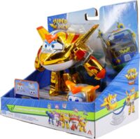Фигурка-трансформер Super Wings Transforming Золотой Мальчик и любимец (EU770441)