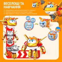 Фигурка-трансформер Super Wings Transforming Золотой Мальчик и любимец (EU770441)