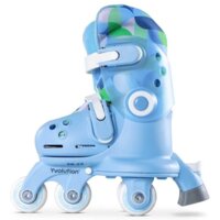 Роликовые коньки YVolution Twista, размер 30-34, голубой (379220)