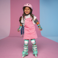 Роликовые коньки YVolution Twista, размер 24-28, салатовый (379225)