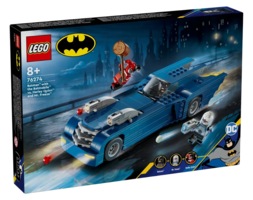 Конструктор LEGO Super Heroes DC Бэтмен на бэтмобиле против Харли Квин и Мистера Фриза (76274) 