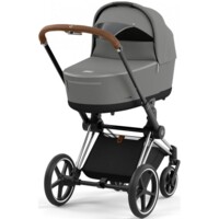 Коляска 2 в 1 Cybex Priam Mirage Grey, шасси Chrome Brown (929743319)