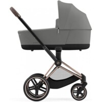 Коляска 2 в 1 Cybex Priam Mirage Grey, шасси Rosegold (929743299)