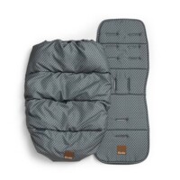 Зимний конверт и вкладыш для коляски 2в1 Elodie Details Turquoise Nouveau (7333222011084) 