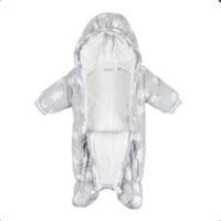 Демісезонний дитячий комбінезон BabyBol, 74 см (29096/grey/9m)