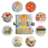 Мягкая книжка Taf Toys Садик в городе Бизибук Зайчонок (13355)