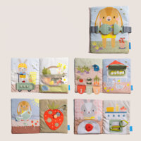 Мягкая книжка Taf Toys Садик в городе Бизибук Зайчонок (13355)