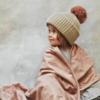 Детский флисовый плед Elodie Details Pearl Velvet Pink Nouveau, 75 x 100 см (7333222011015)