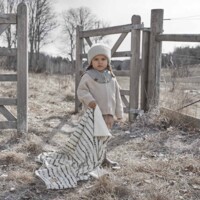 Детский флисовый плед Elodie Details Pearl Velvet Tidemark Drops, 75 x 100 см (7333222015730)