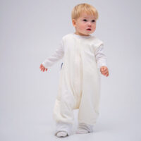 Демісезонний спальник з ніжками Sonto Sleepset L, 20-24 місяців, молочний (0549)