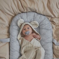 Дитячий рушник з кутиком Elodie Details Pinstripe, 80х80 см (7333222018182)