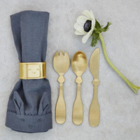 Детские столовые приборы Elodie Details Matt gold/Brass (7333222008442)