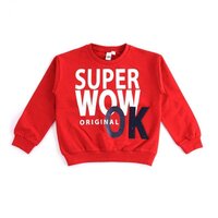 Червоний світшот iDO Super WOW для дівчини 10 років (4.K923.00/2253/10A) 