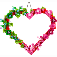 Конструктор LEGO Iconic Візерунок у вигляді серця (40638)