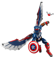 Конструктор LEGO Marvel Фигурка Нового Капитана Америка для сборки, 359 деталей (76296)