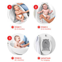 Ванночка для купання Skip Hop Кит, білий (9P466810)