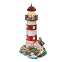 Трехмерный пазл CubicFun Night edition Маяк с LED-подсветкой (L540h)