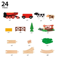 Детская железная дорога BRIO с Могучим локомотивом (36029)