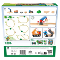Детская железная дорога BRIO Стартовый набор с погрузочным пунктом (36028)