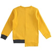 Світшот iDO гірчичного кольору з асиметричним низом для хлопчика 10 років (4.K749.00/1536)