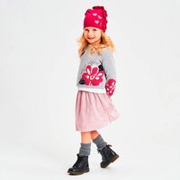 Рожева велюрова спідниця плісе iDO для дівчинки 6 років (4.K663.00/2715)