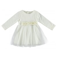 Біла святкова сукня iDO з фатином та 3D-аплікацією для дівчинки 2 років (4.T645.00/0112) 