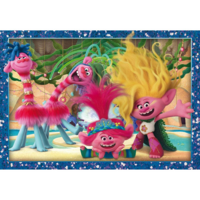 Пазл 4 в 1 Clementoni "Trolls 3", 12,16,20 и 24 элемента (21527)