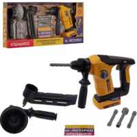 Набор игрушечного инструмента OTAMANKO 3 в 1: дрель, перфоратор, щетка (5320153) 