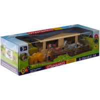 Ігровий набір-конструктор OTAMANKO Веселий хутір: вантажівка і конюшня з конями (5320161)