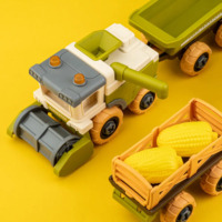 Ігровий набір-конструктор OTAMANKO Веселий хутір: комбайн і вантажівка з причепами, вівці (5320167)