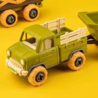 Ігровий набір-конструктор OTAMANKO Веселий хутір: комбайн і вантажівка з причепами, вівці (5320167)