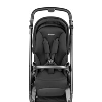  Универсальная коляска 2 в 1 Peg-Perego Veloce True Black, черная (PACK-VEL8100000018)