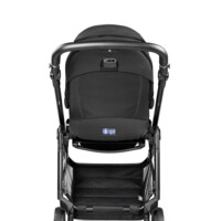  Универсальная коляска 2 в 1 Peg-Perego Veloce True Black, черная (PACK-VEL8100000018)