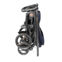 Универсальная коляска 3 в 1 Peg-Perego Veloce Blue Shine SL с подставкой к люльке (PACK-VEL31SL000017)