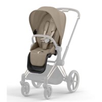 Коляска 2 в 1 Cybex Priam Cozy Beige, шасси Rosegold (271261337)