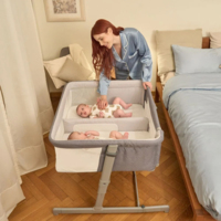 Дитяче ліжечко для двійні Chicco Next2Me Twins (87077.68)