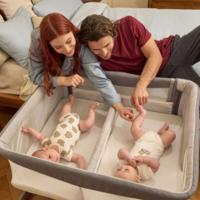 Дитяче ліжечко для двійні Chicco Next2Me Twins (87077.68)