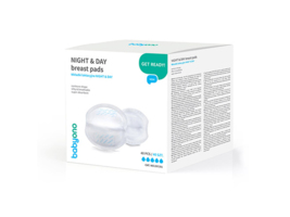 Лактаційні прокладки BabyOno Night & Day, 40 шт. (5901435415016) 